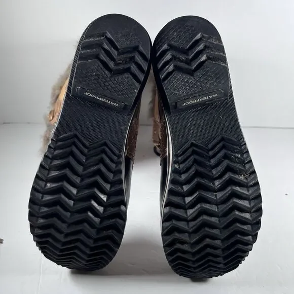 Sorel Tofino II Lace Up Waterproof Faux Fur Lined Winter Boots Women's Size 7.5 - Picture 7 of 8